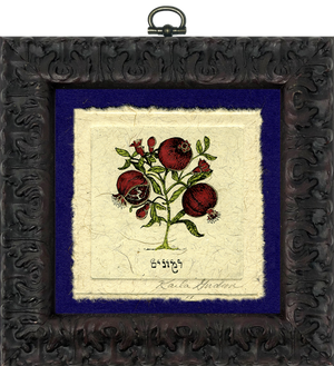 Pomegranates - Hebrew
