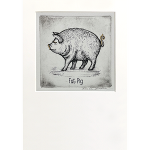 Fat Pig (Black & White)