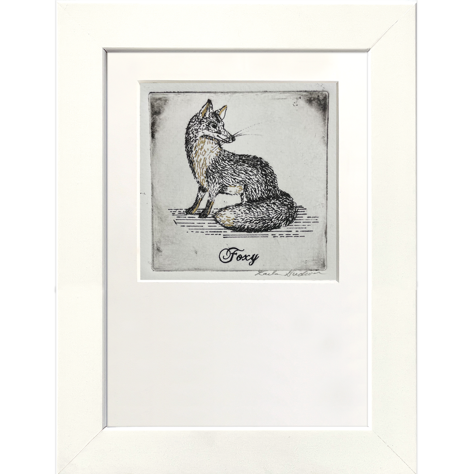 Foxy (Black & White)