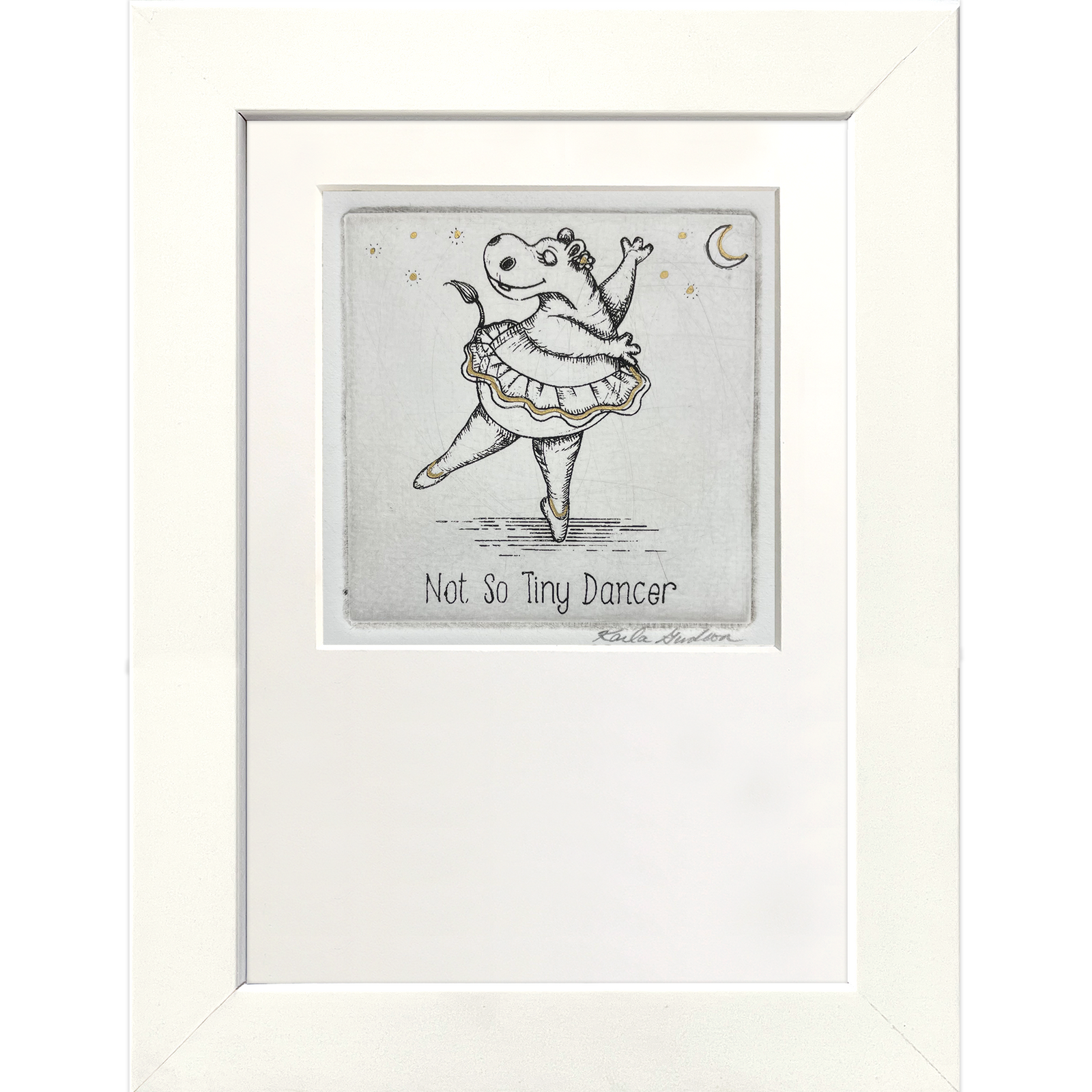 Not So Tiny Dancer (Black & White)