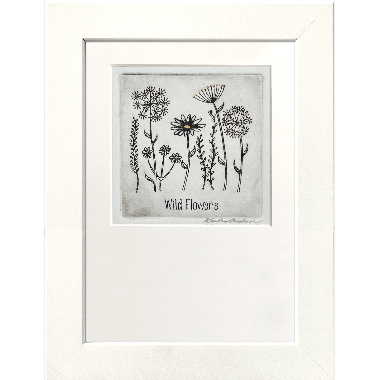 Wild Flowers (Black & White)