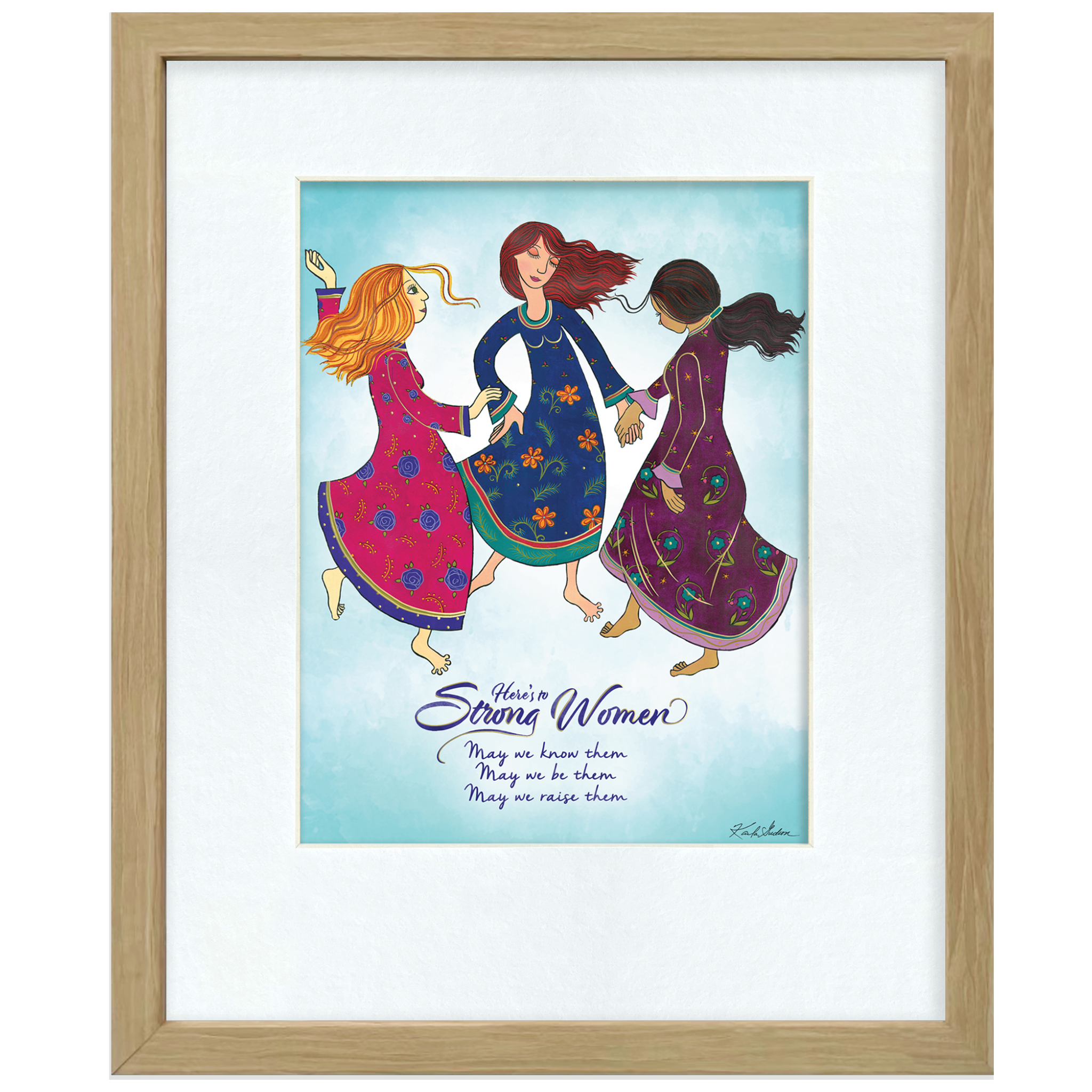 Here's to Strong Women Fine Art Print