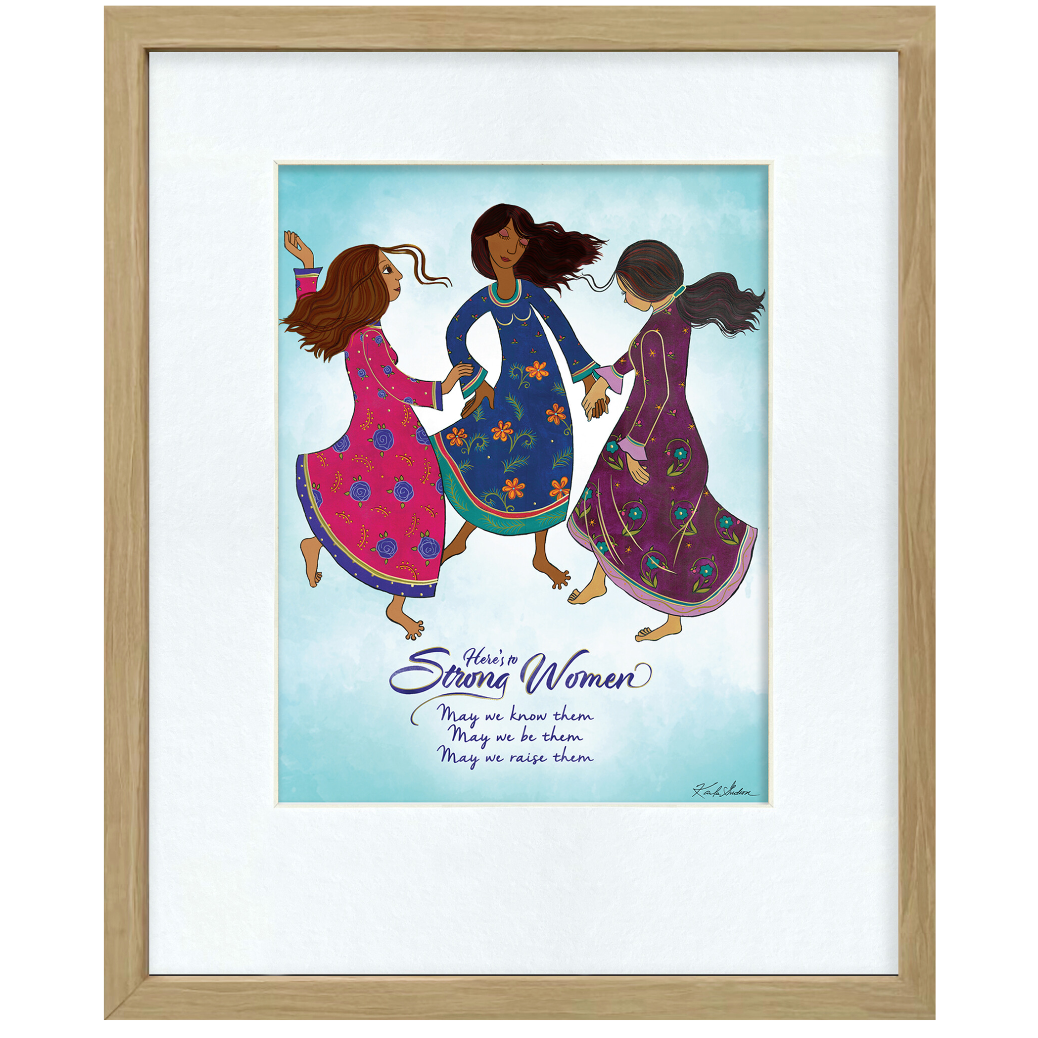 Here's to Strong Women Fine Art Print