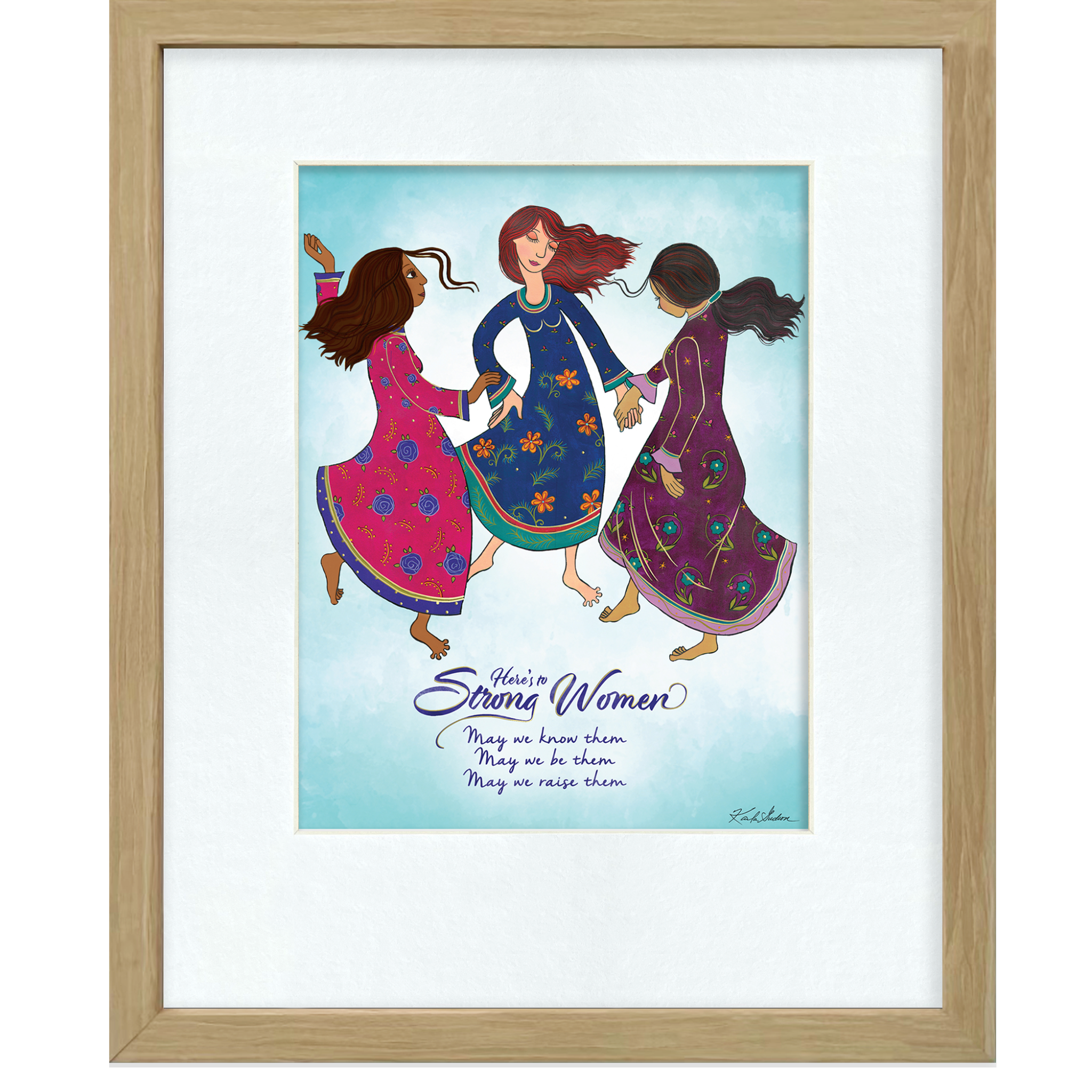 Here's to Strong Women Fine Art Print
