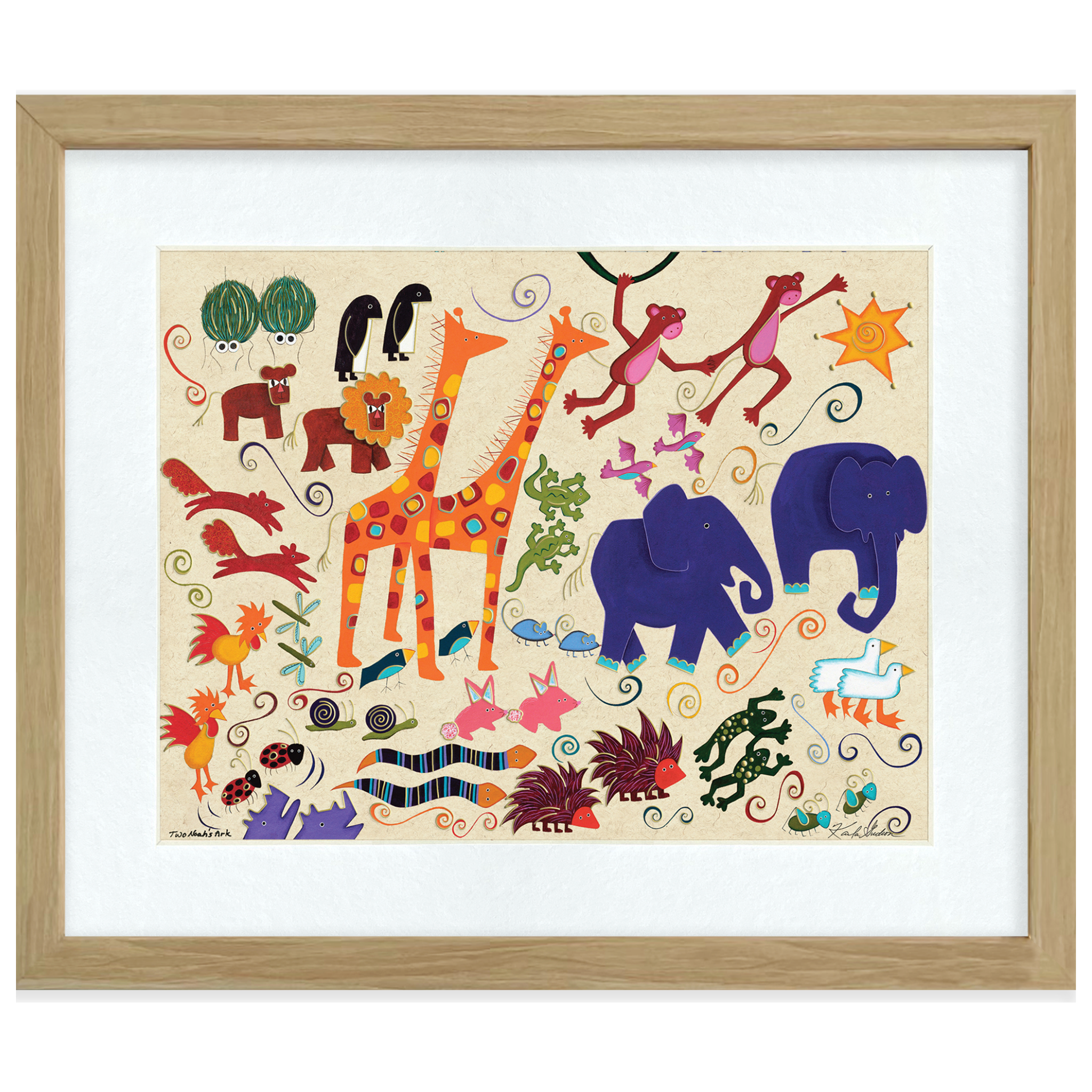 Two Noah's Ark Fine Art Print
