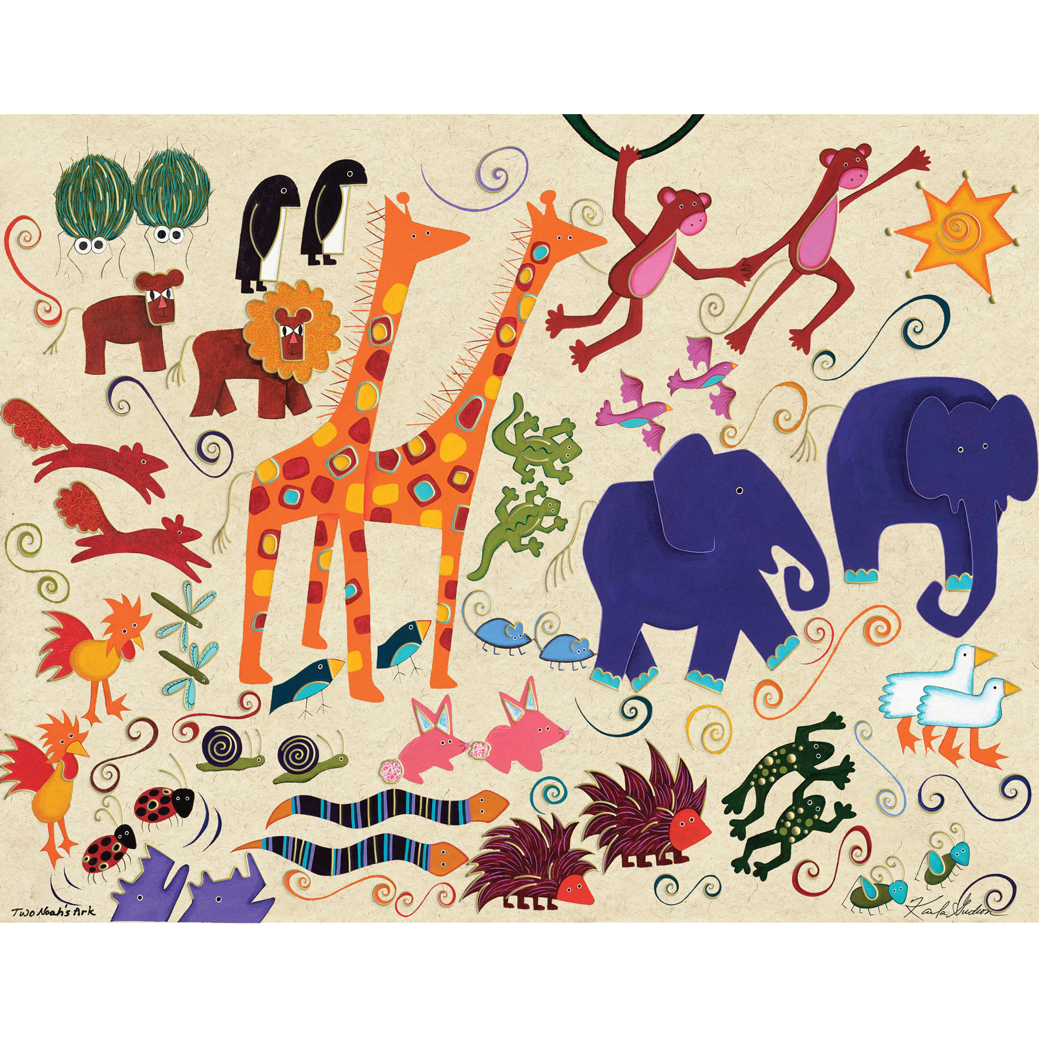 Two Noah's Ark Fine Art Print