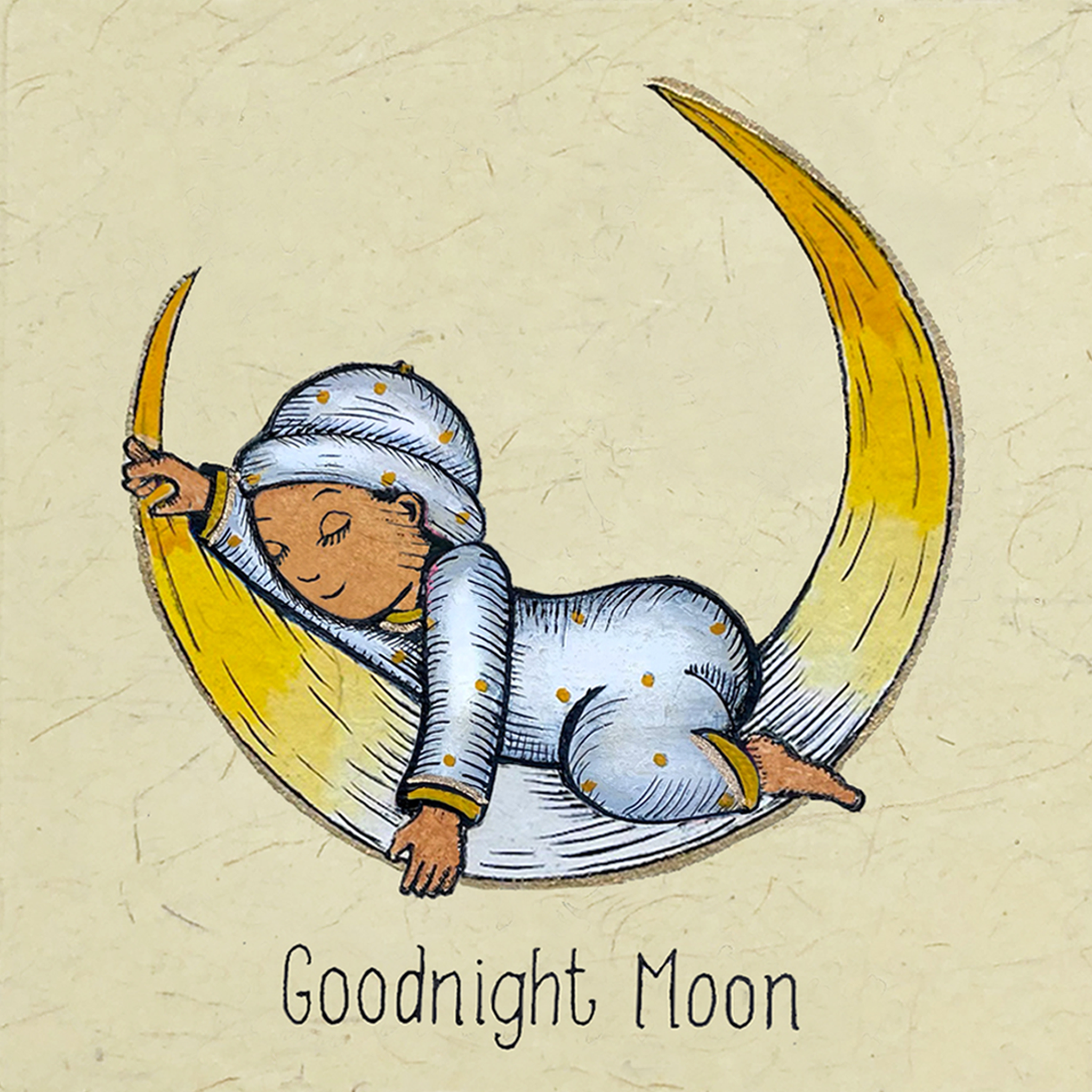Goodnight Moon - Baby in White
