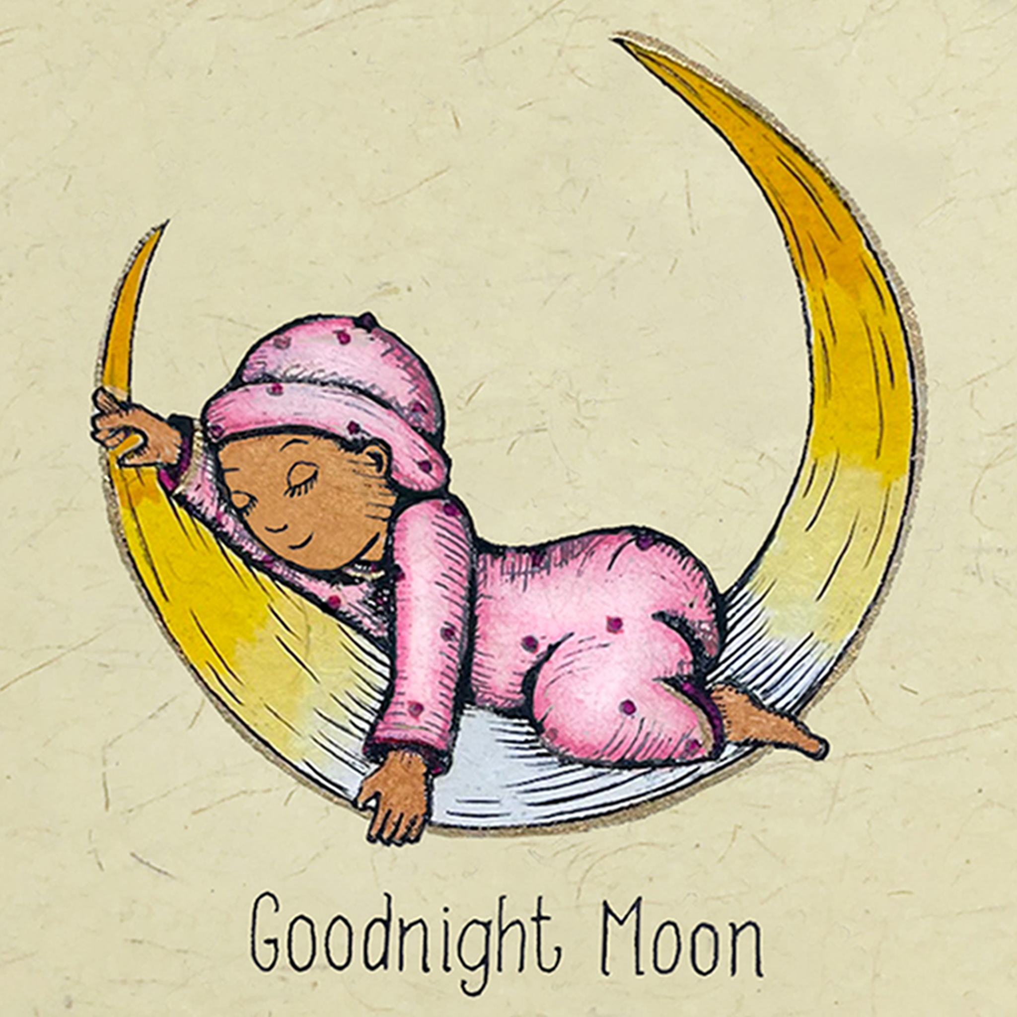 Goodnight Moon - Baby in Pink