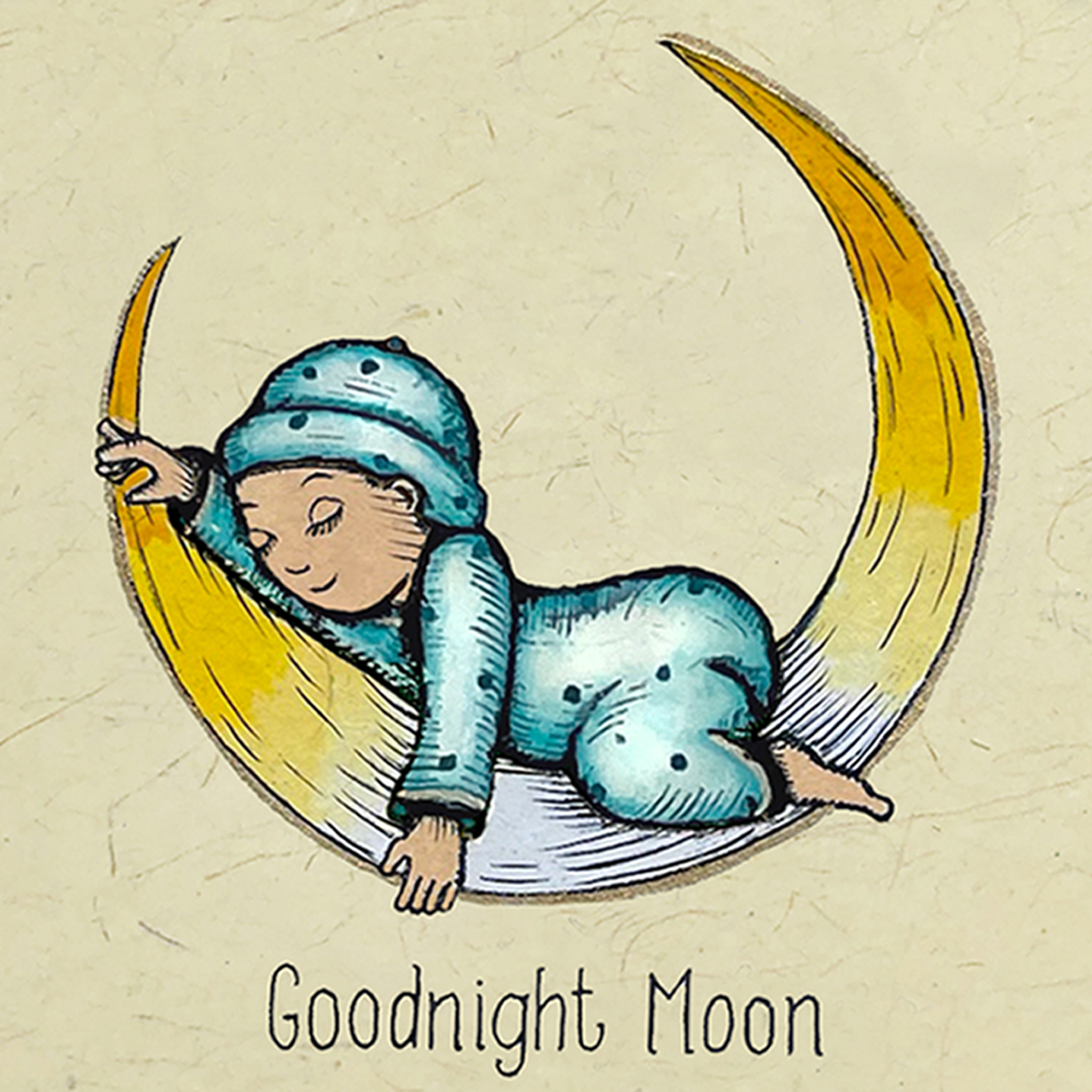 Goodnight Moon - Baby in Blue