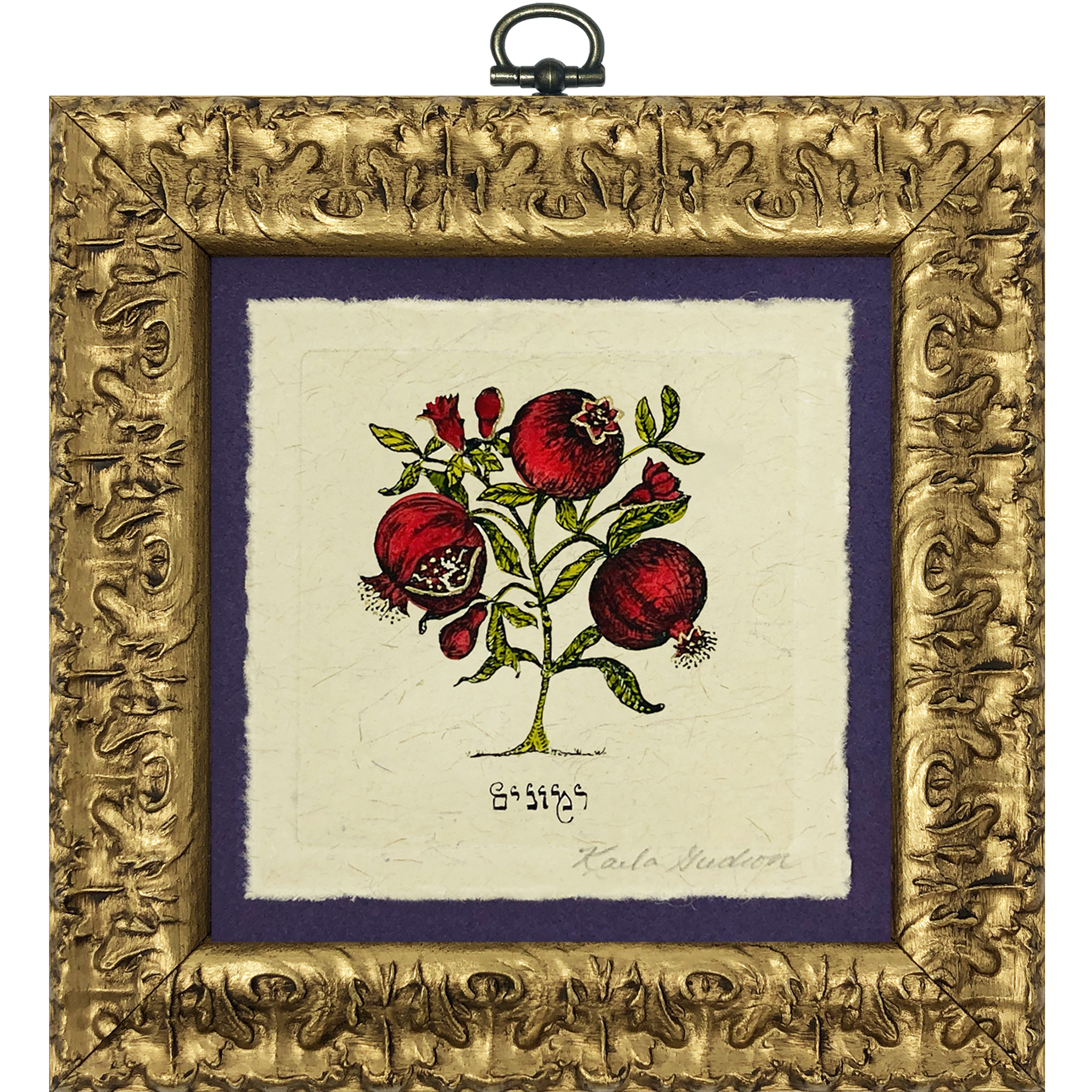 Pomegranates - Hebrew