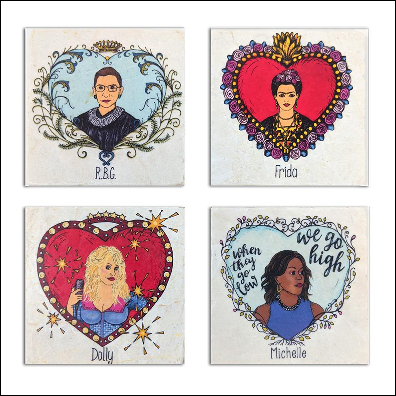 Them's My Girls Coaster Set