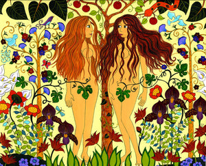 Lilith and Eve in Eden
